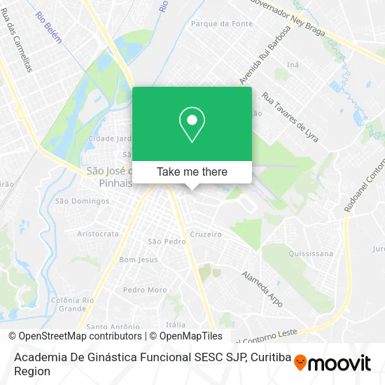 Academia De Ginástica Funcional SESC SJP map