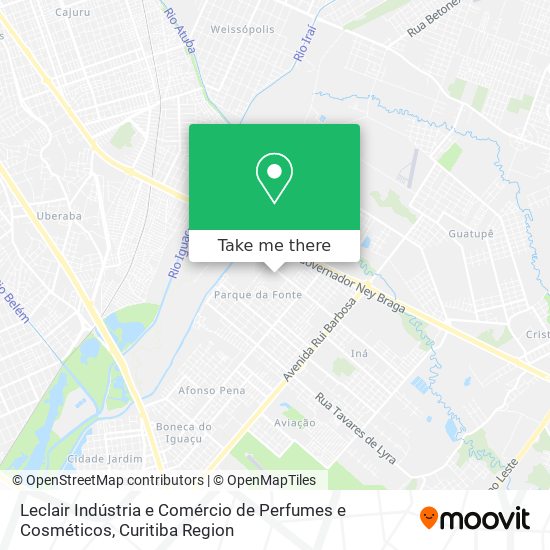 Leclair Indústria e Comércio de Perfumes e Cosméticos map