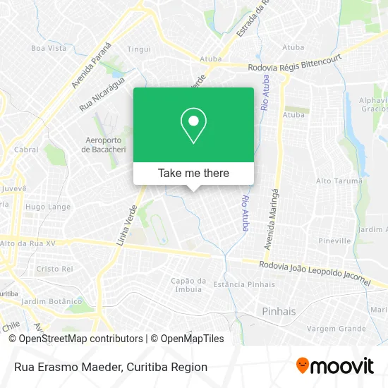 Rua Erasmo Maeder map