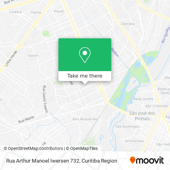 Rua Arthur Manoel Iwersen 732 map