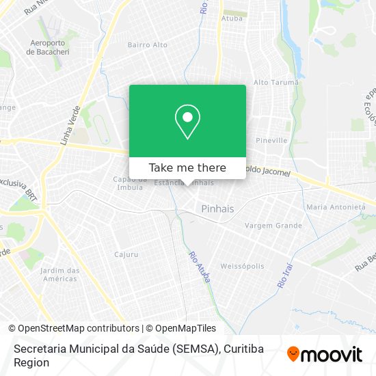 Secretaria Municipal da Saúde (SEMSA) map