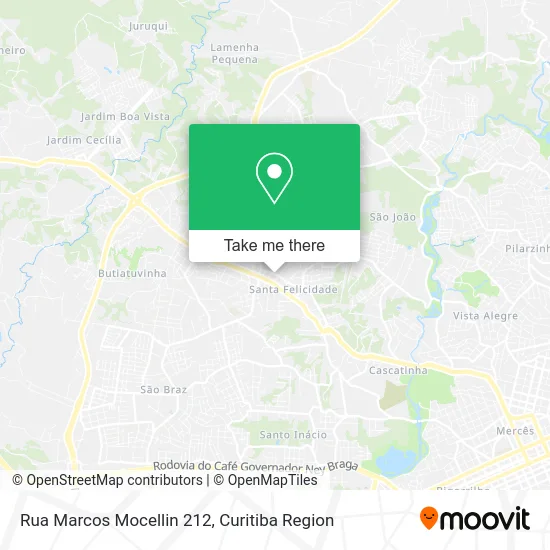 Rua Marcos Mocellin 212 map
