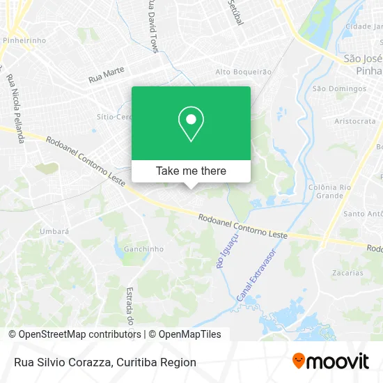 Rua Silvio Corazza map