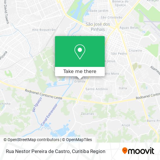 Rua Nestor Pereira de Castro map