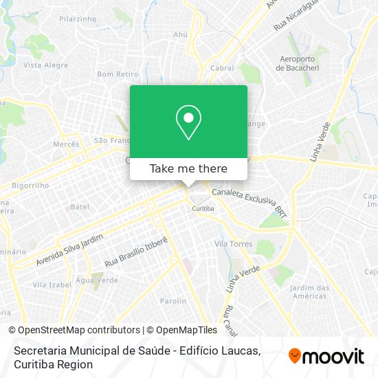 Secretaria Municipal de Saúde - Edifício Laucas map