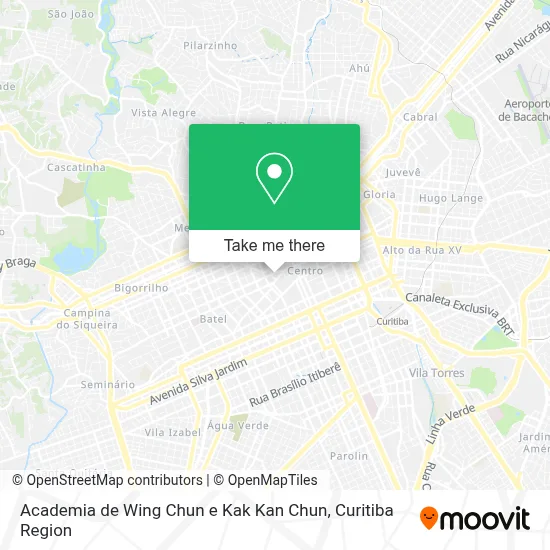 Academia de Wing Chun e Kak Kan Chun map
