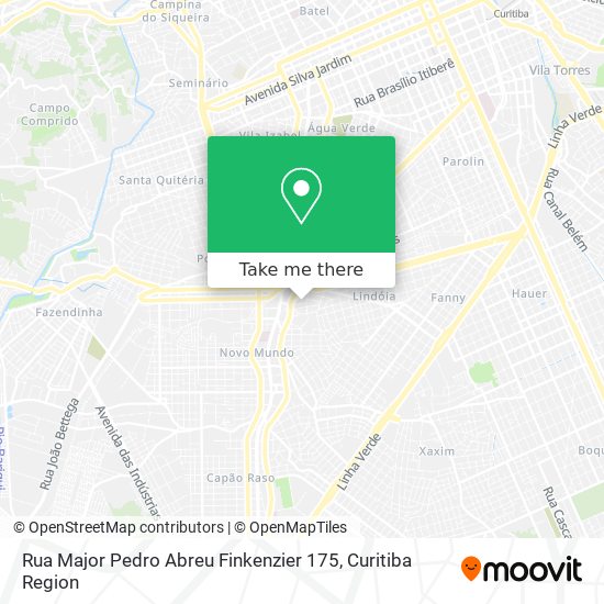 Rua Major Pedro Abreu Finkenzier 175 map