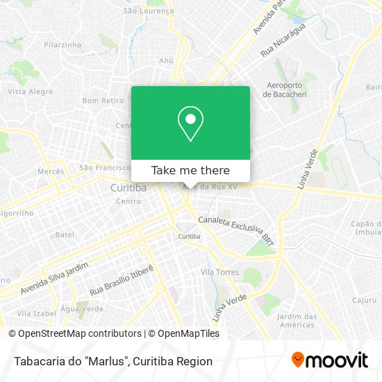 Tabacaria do "Marlus" map