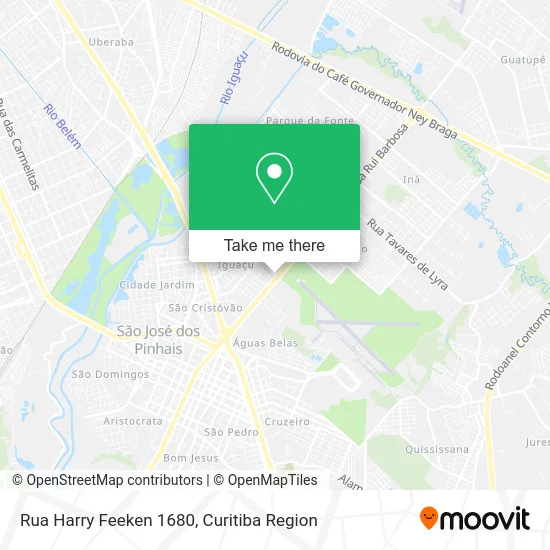 Rua Harry Feeken 1680 map