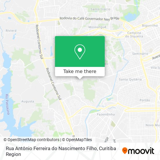 Rua Antônio Ferreira do Nascimento Filho map