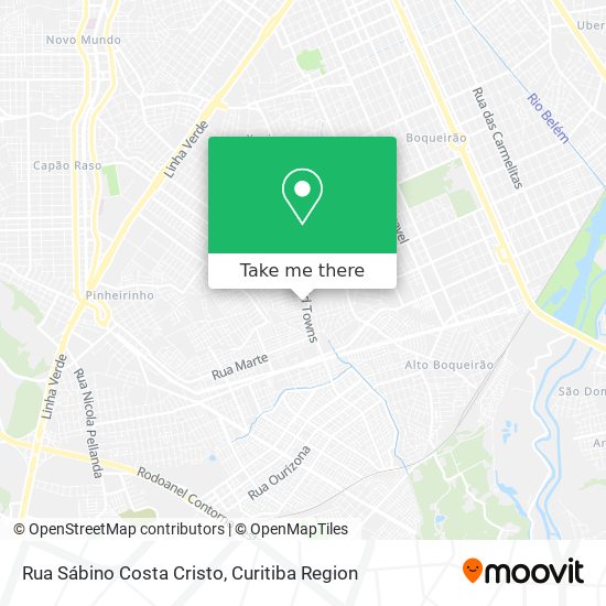 Rua Sábino Costa Cristo map