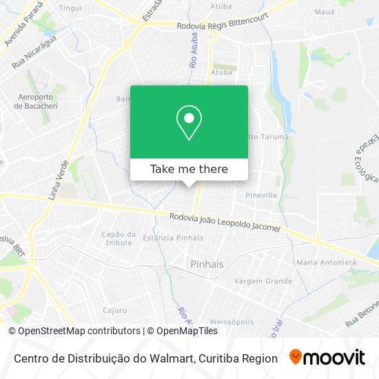 Centro de Distribuição do Walmart map