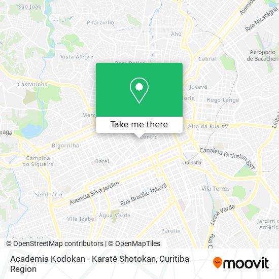 Academia Kodokan - Karatê Shotokan map
