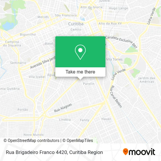 Rua Brigadeiro Franco 4420 map