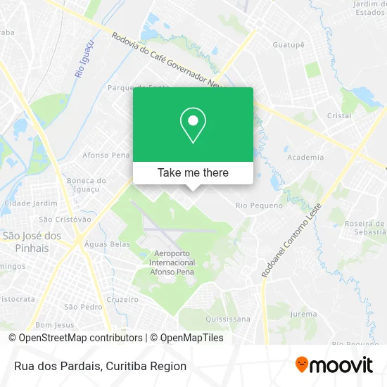 Rua dos Pardais map