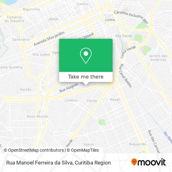 Rua Manoel Ferreira da Silva map