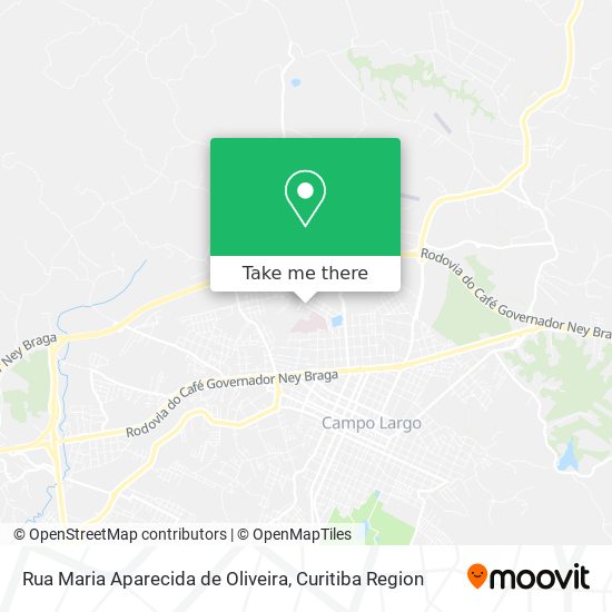 Rua Maria Aparecida de Oliveira map