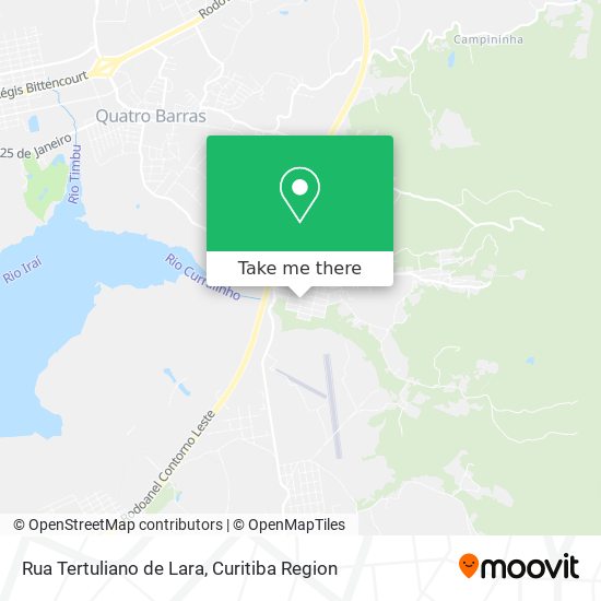 Mapa Rua Tertuliano de Lara