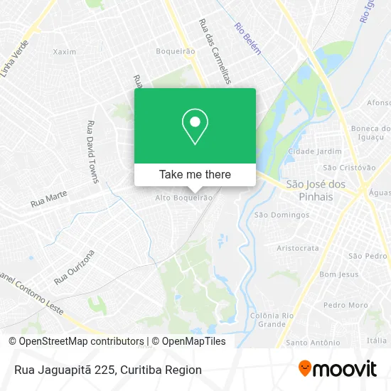 Rua Jaguapitã 225 map
