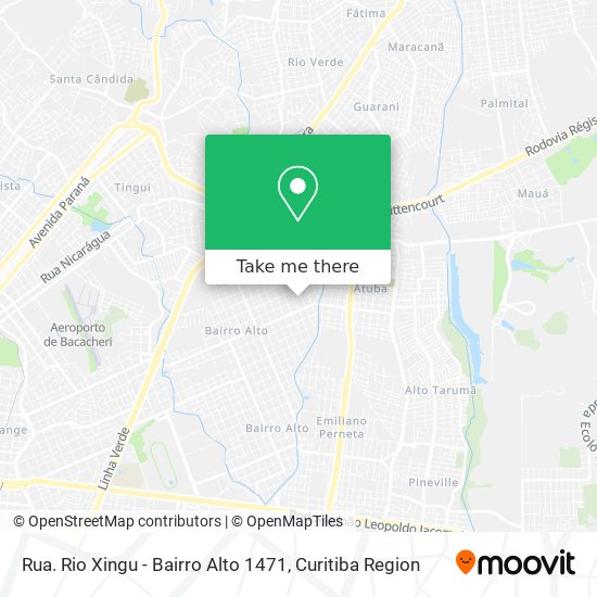 Mapa Rua. Rio Xingu - Bairro Alto 1471