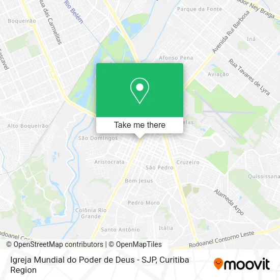 Igreja Mundial do Poder de Deus - SJP map