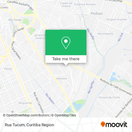 Rua Tucum map