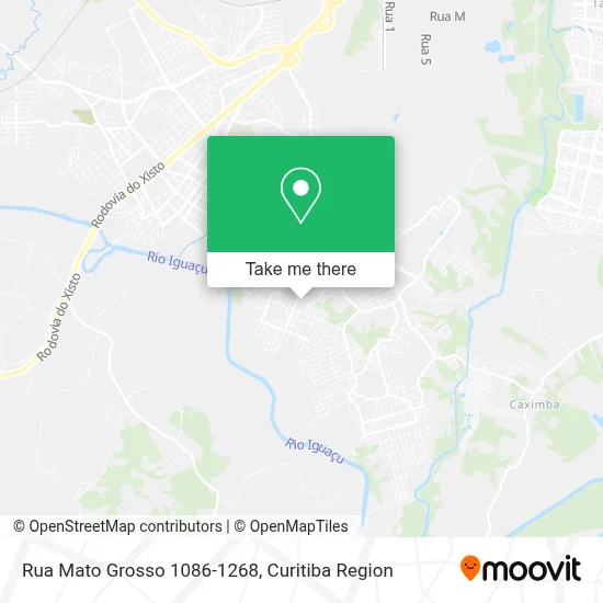 Rua Mato Grosso 1086-1268 map