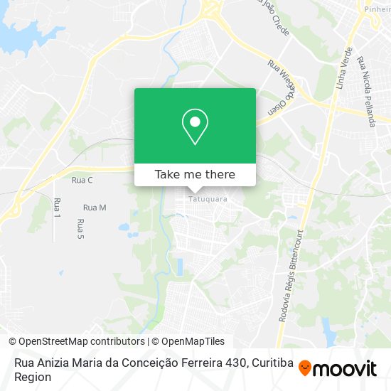Rua Anizia Maria da Conceição Ferreira 430 map
