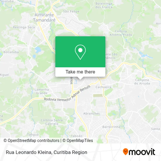 Rua Leonardo Kleina map