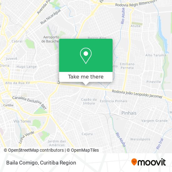 Baila Comigo map