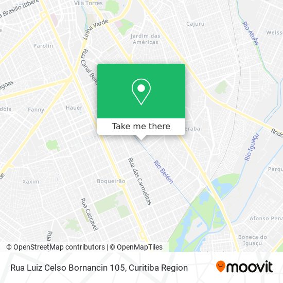 Rua Luiz Celso Bornancin 105 map
