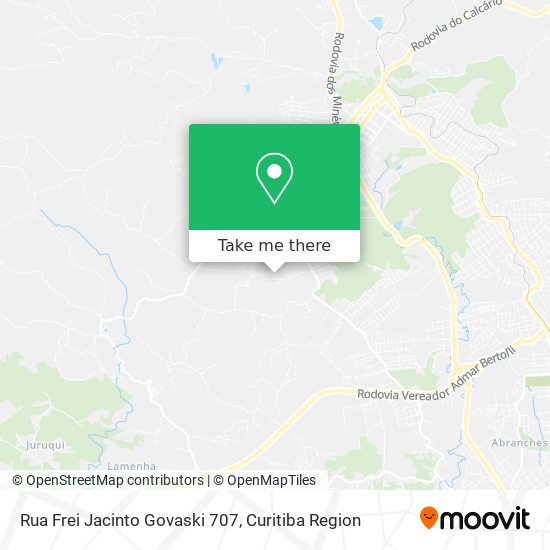 Rua Frei Jacinto Govaski 707 map