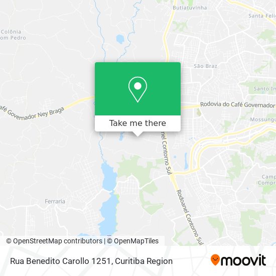 Rua Benedito Carollo 1251 map