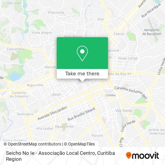 Mapa Seicho No Ie - Associação Local Centro