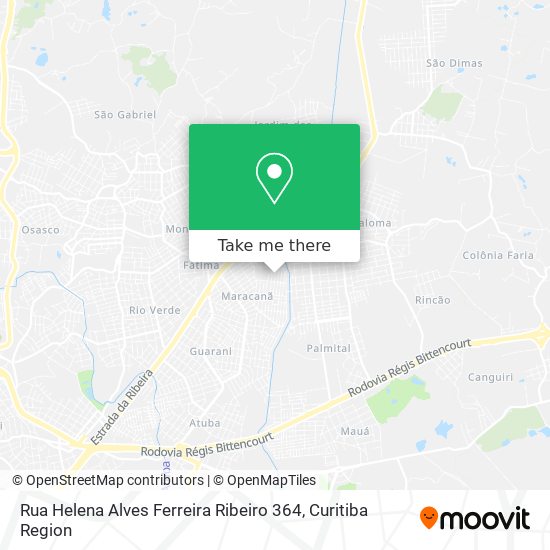 Rua Helena Alves Ferreira Ribeiro 364 map