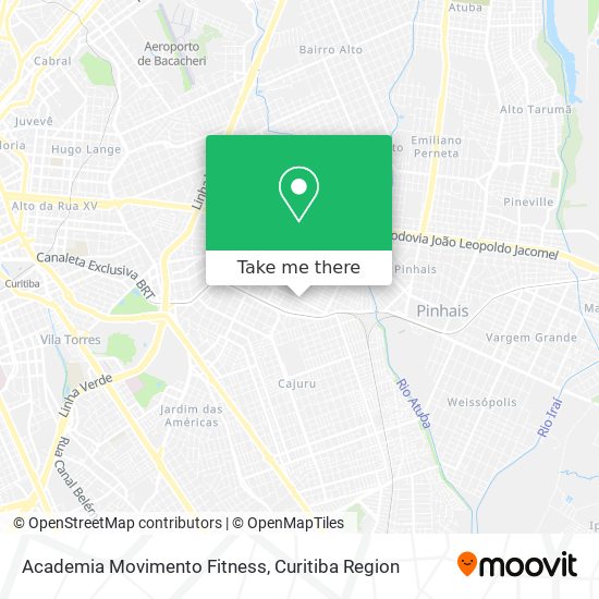 Academia Movimento Fitness map