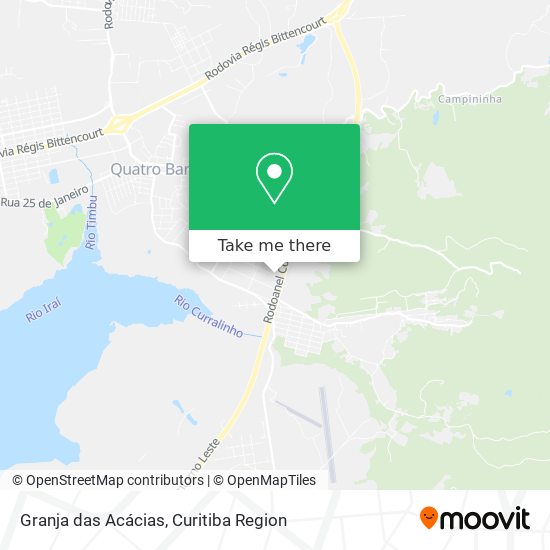 Granja das Acácias map