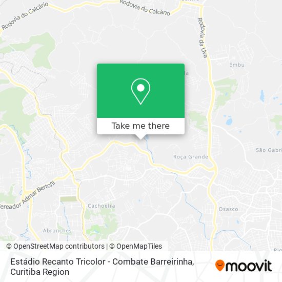 Estádio Recanto Tricolor - Combate Barreirinha map
