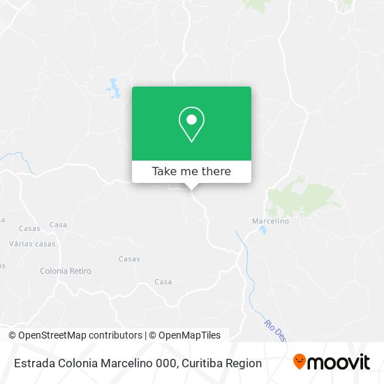 Estrada Colonia Marcelino 000 map