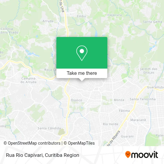 Rua Rio Capivari map