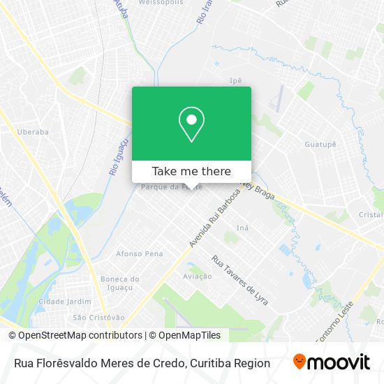 Rua Florêsvaldo Meres de Credo map