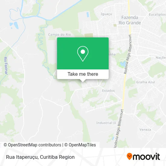 Rua Itaperuçu map