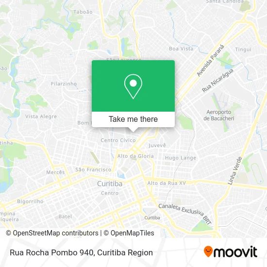 Rua Rocha Pombo 940 map