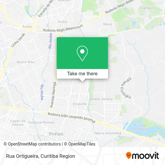 Rua Ortigueira map