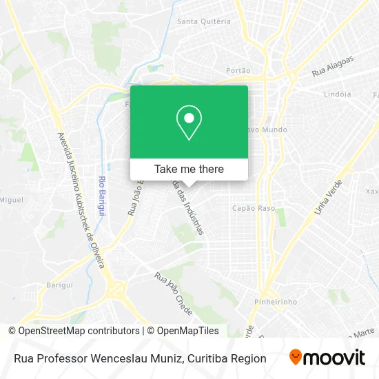 Rua Professor Wenceslau Muniz map