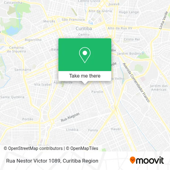 Rua Nestor Victor 1089 map