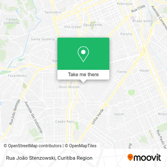Rua João Stenzowski map