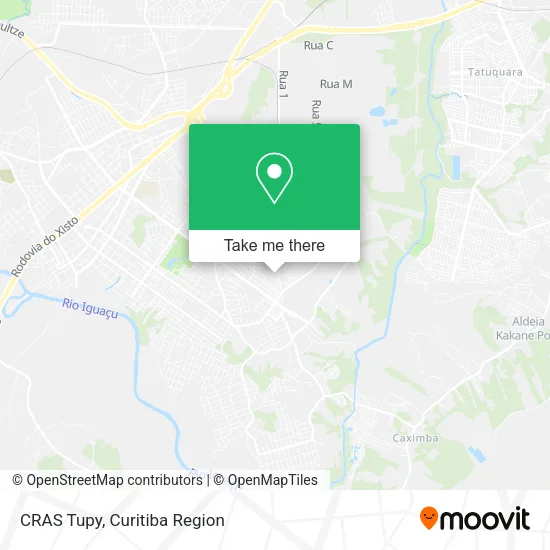 CRAS Tupy map