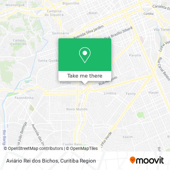 Aviário Rei dos Bichos map