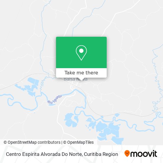 Centro Espirita Alvorada Do Norte map